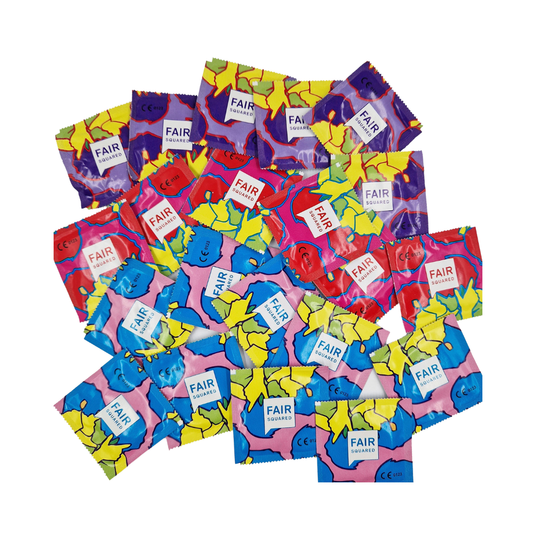 Fair Squared Vegane Kondome Love*r Mix 50 Stück – Bild 2