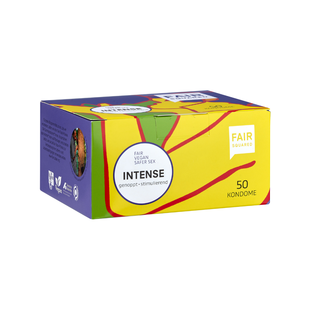 Fair Squared Vegane Kondome Intense 50 Stück – Bild 3
