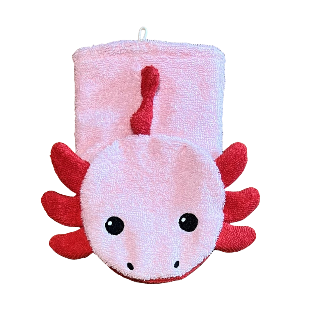 Bio Waschlappen Meeres Tieren - Axolotl