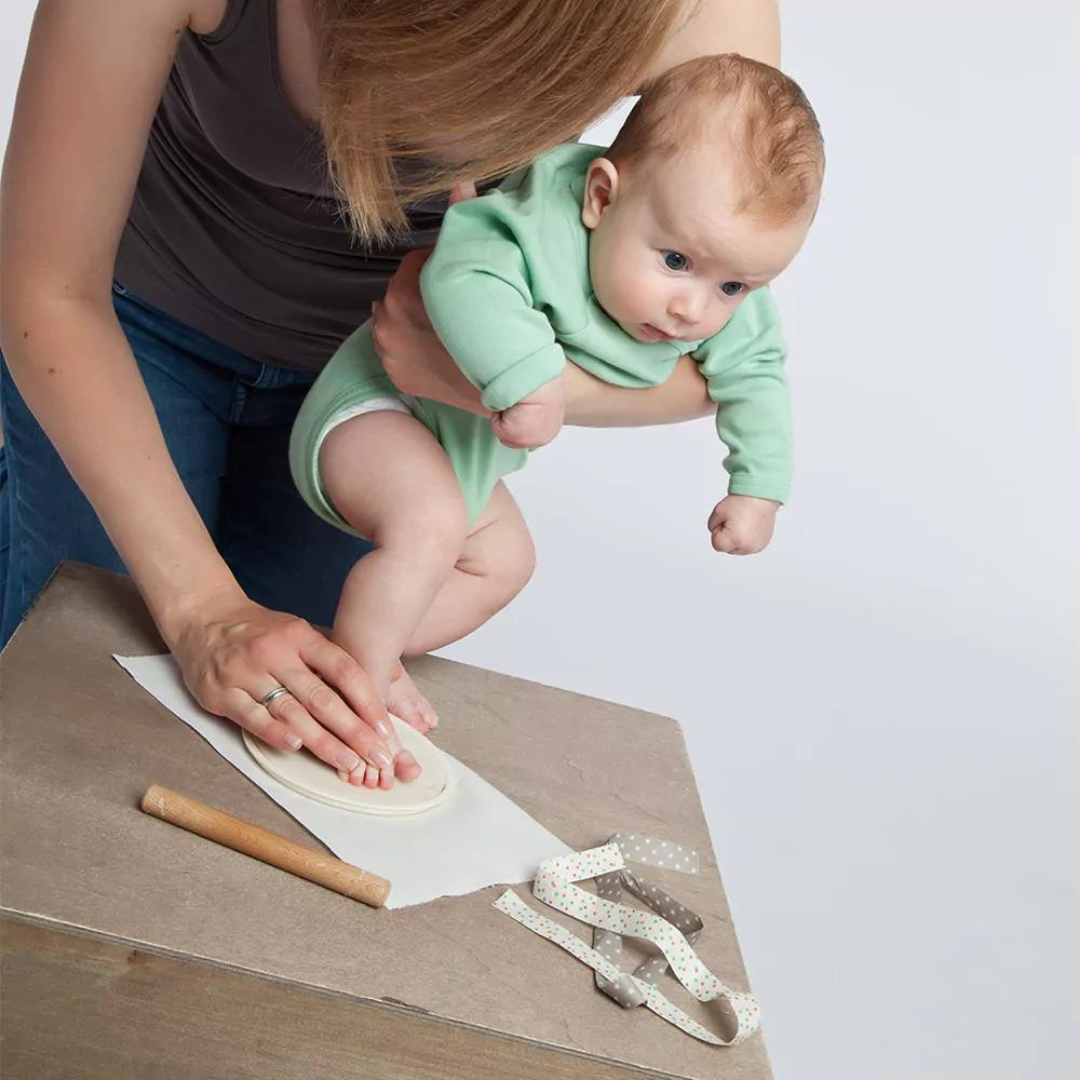 Grünspecht Bio-Baby-Abdruckset – Bild 4