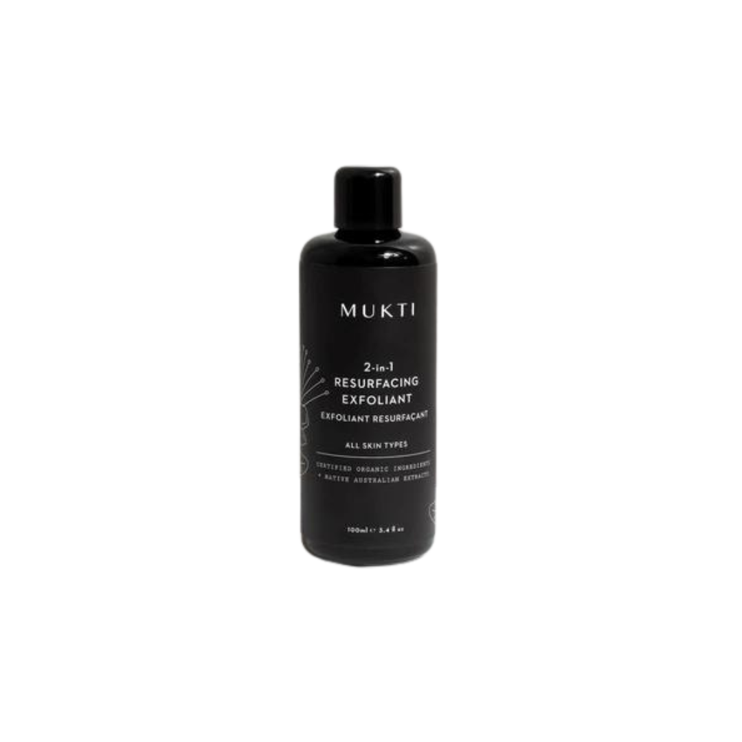Mukti Organics 2 in 1 Resurfacing Exfoliant 100ml M-XEXF100
