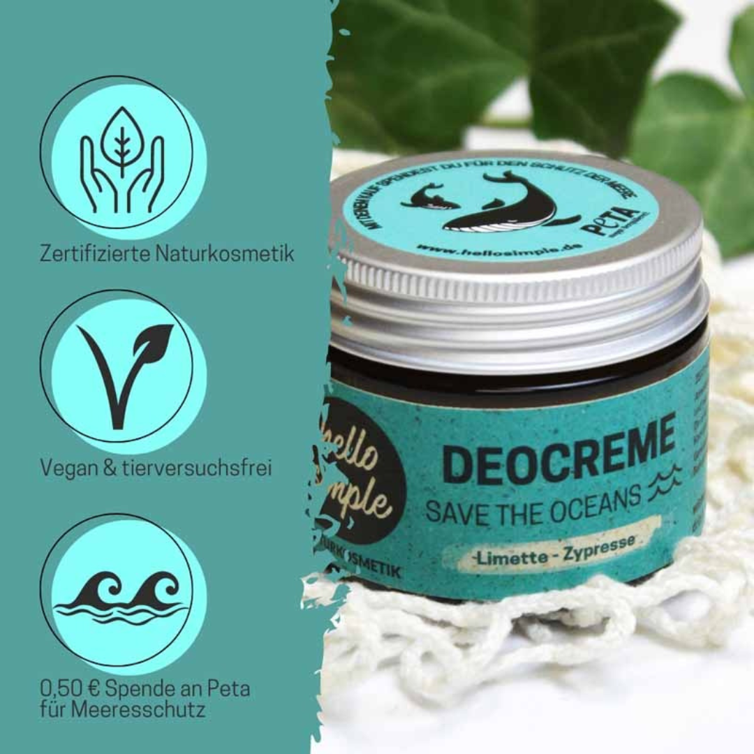 hello simple Deocreme Limette-Zypresse – Bild 2