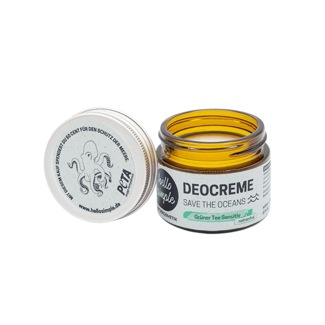 hello simple Deocreme Grüner Tee Sensitiv HS-DC-S-F50-001