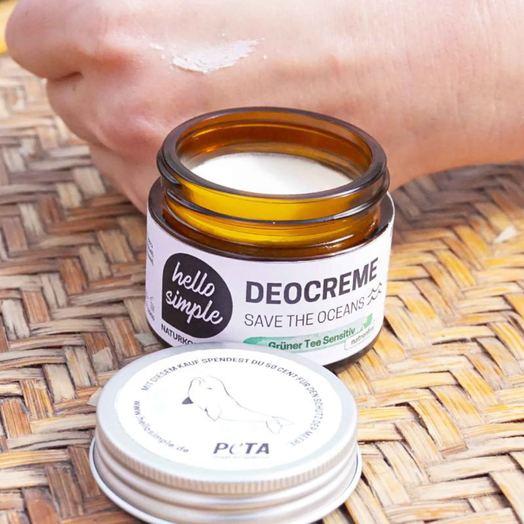 hello simple Deocreme Grüner Tee Sensitiv – Bild 4