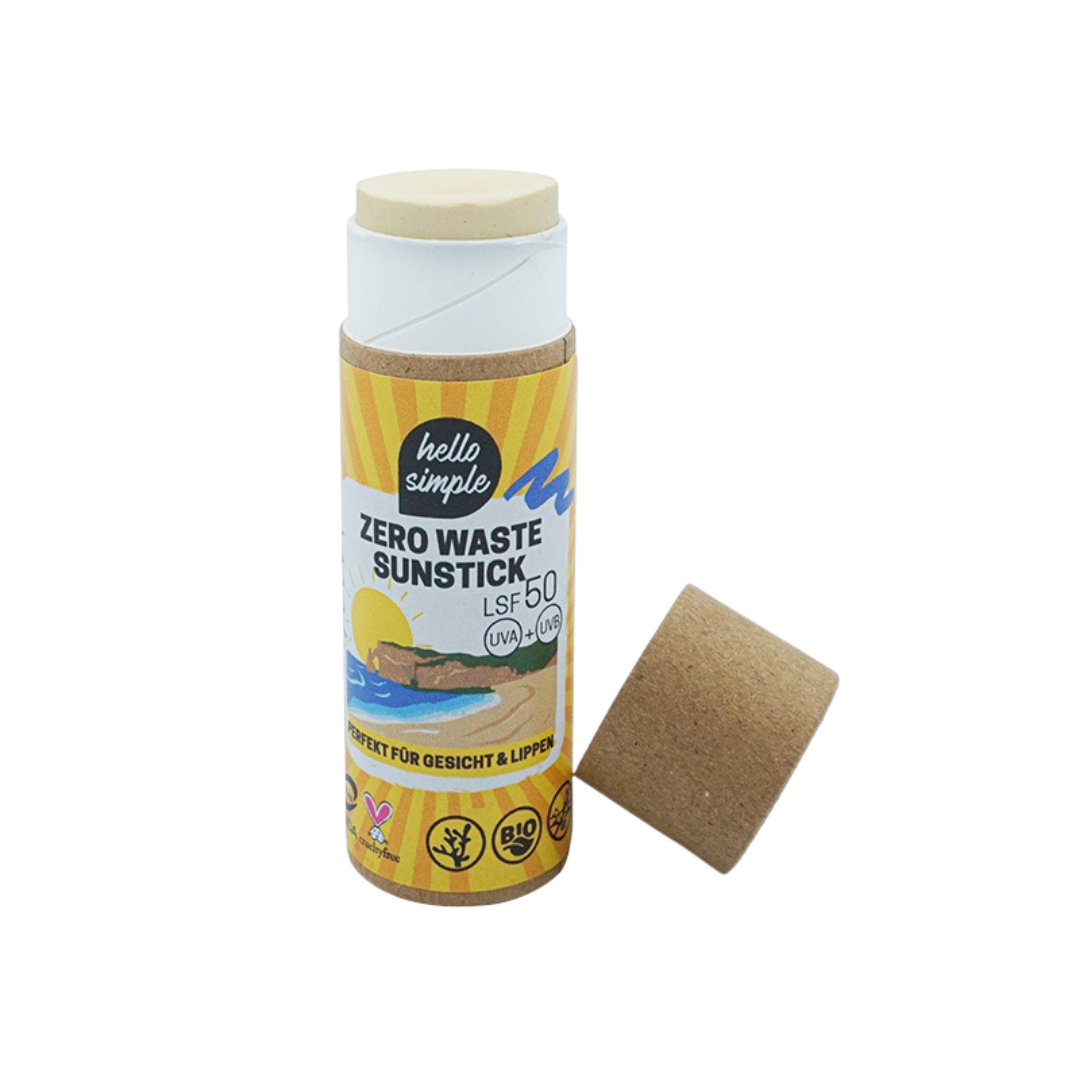 hello simple Zero Waste Sunstick LSF 50 HS-ZW-S-050