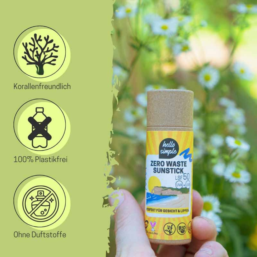 hello simple Zero Waste Sunstick LSF 50 – Bild 2
