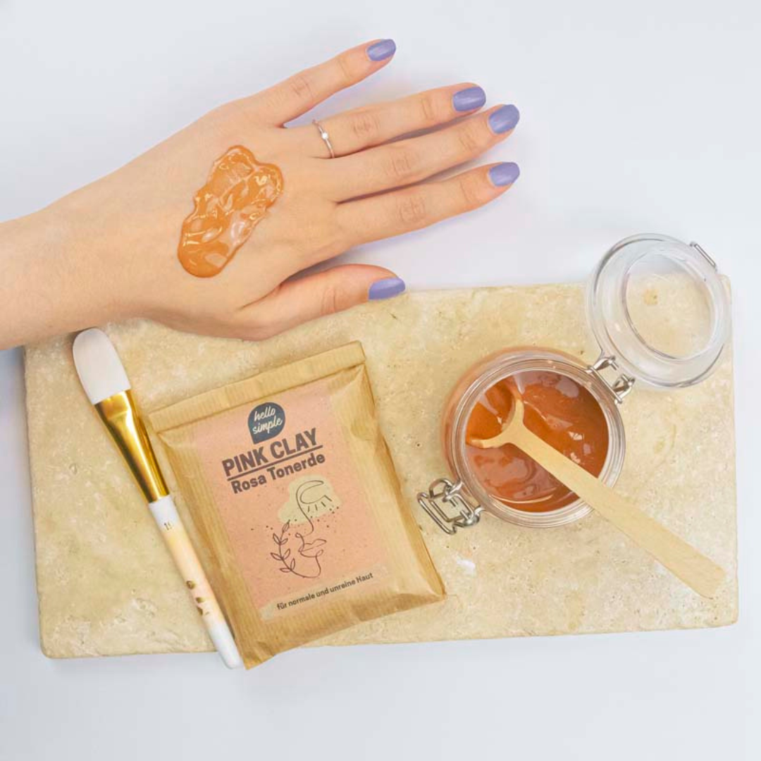 hello simple Zero Waste Rosa Tonerde DIY – Bild 3