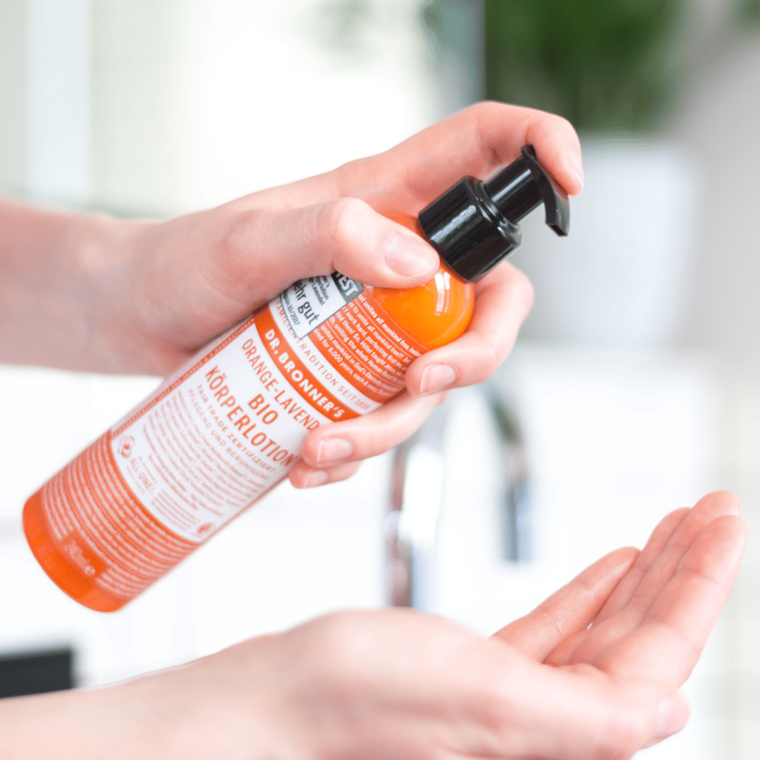 Dr. Bronner´s Bio Körperlotion Orange-Lavendel 240ml – Bild 2