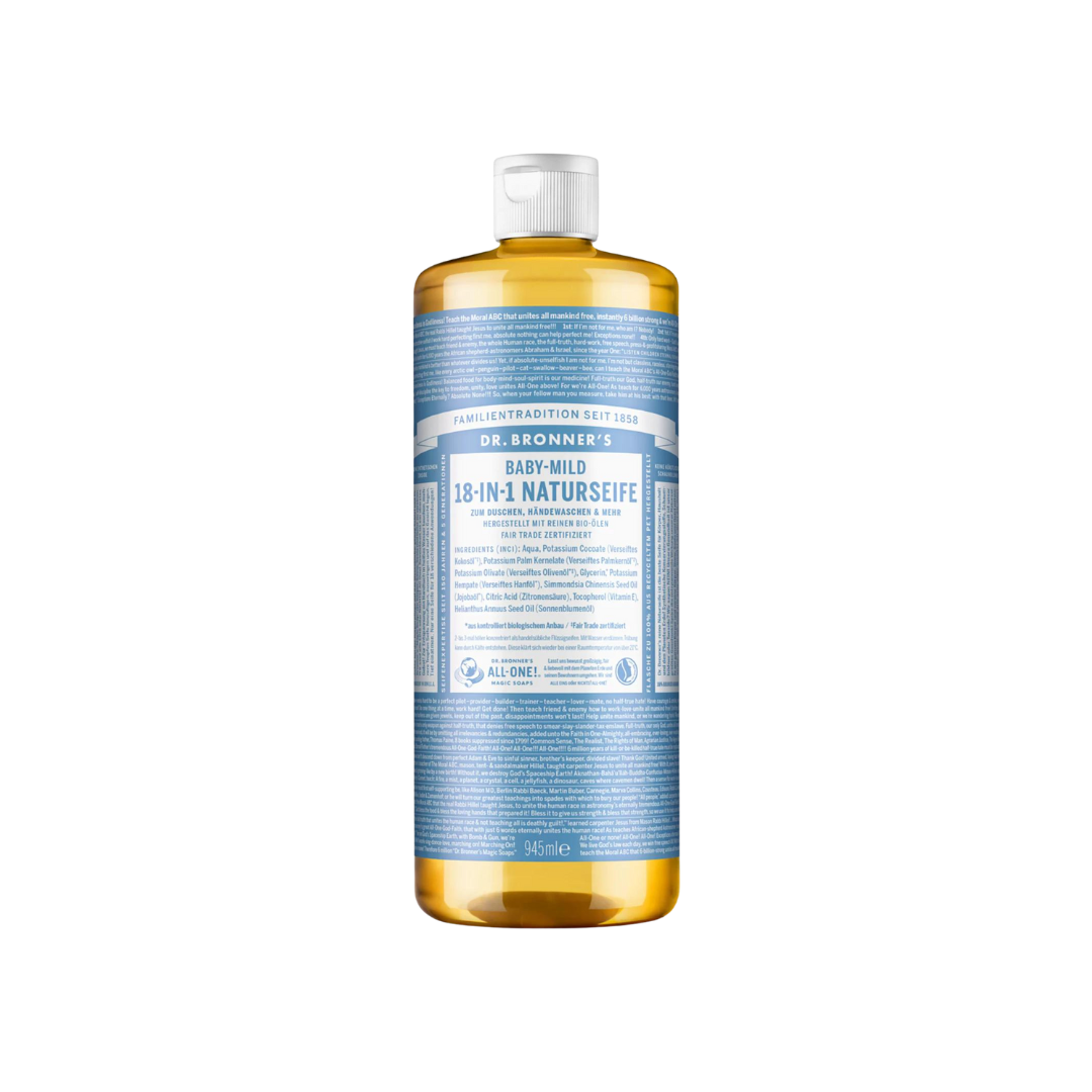 Dr. Bronner´s 18-in-1 Naturseife Baby-Mild – Bild 4