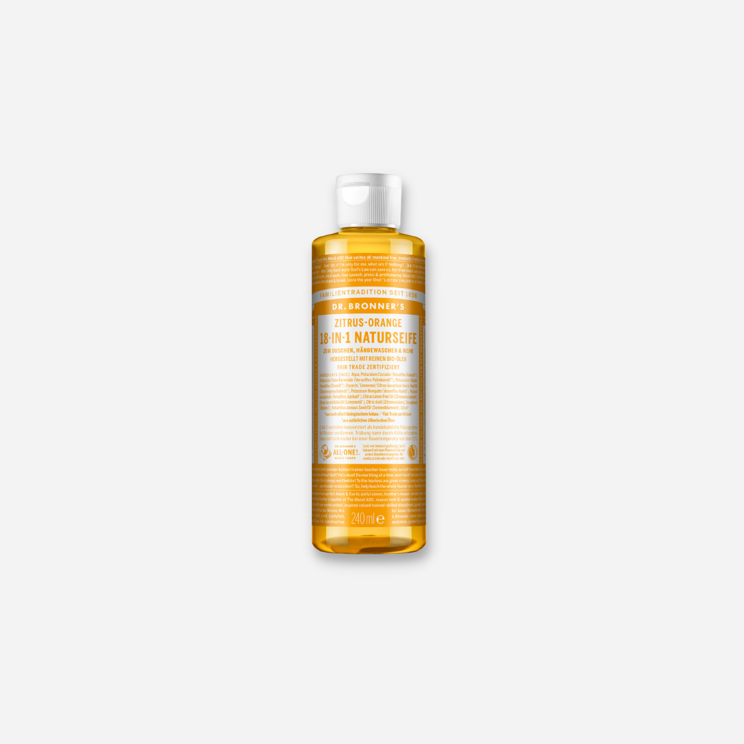 Dr. Bronner´s 18-in-1 Naturseife Zitrus-Orange