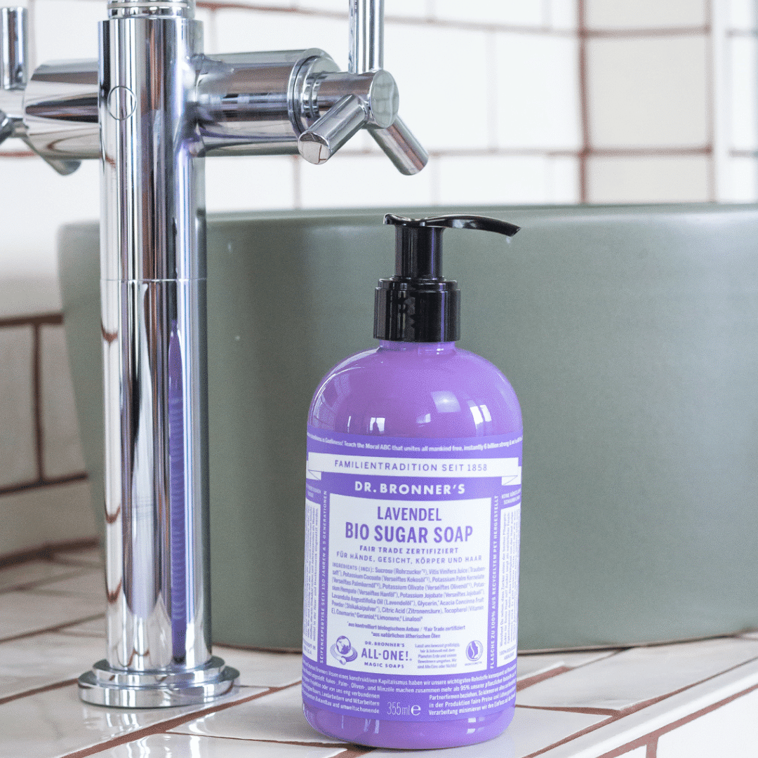 Dr. Bronner´s Bio Sugar Soap Lavendel – Bild 2