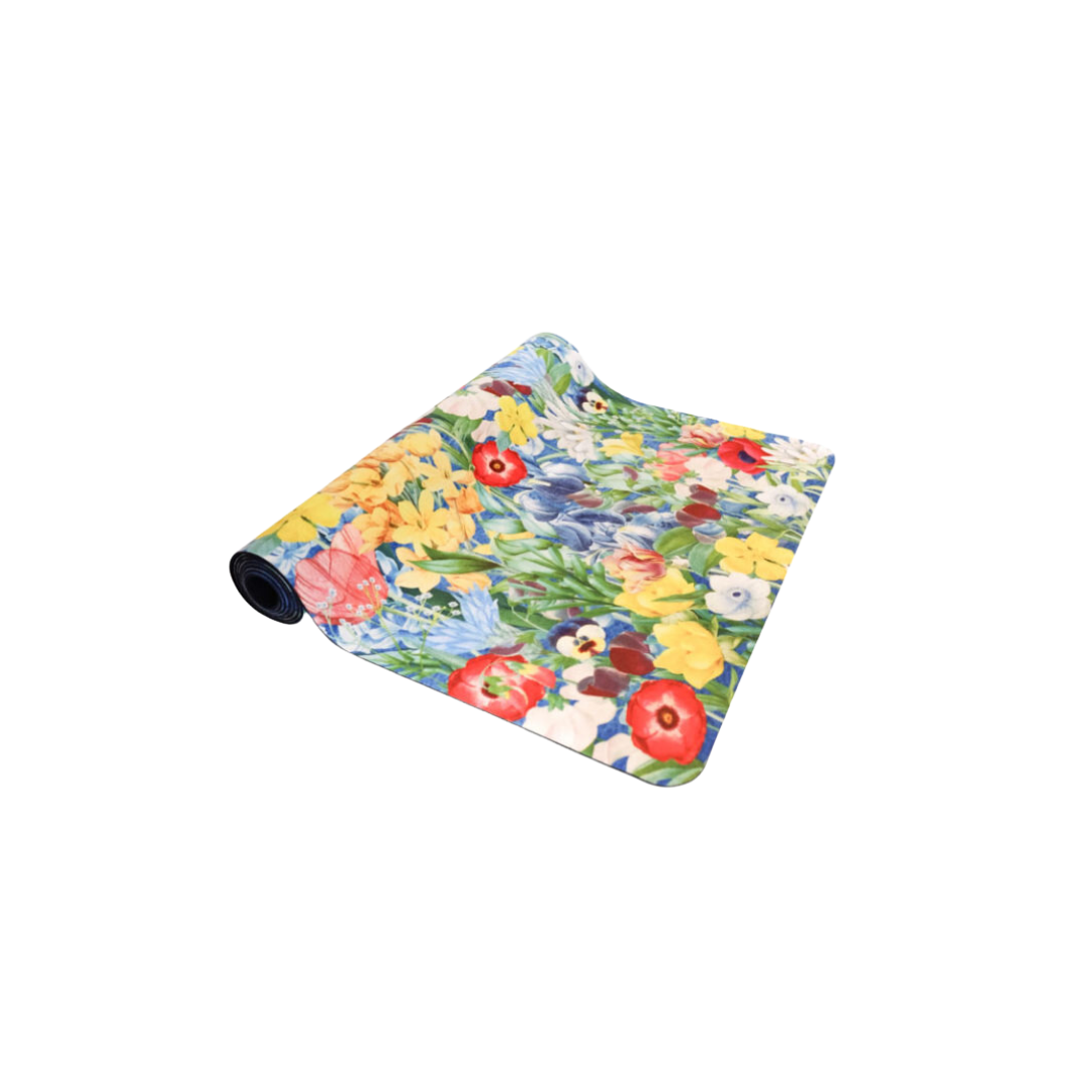 NAYAVITA Flower Power Premium Yogamatte 3mm – Bild 4