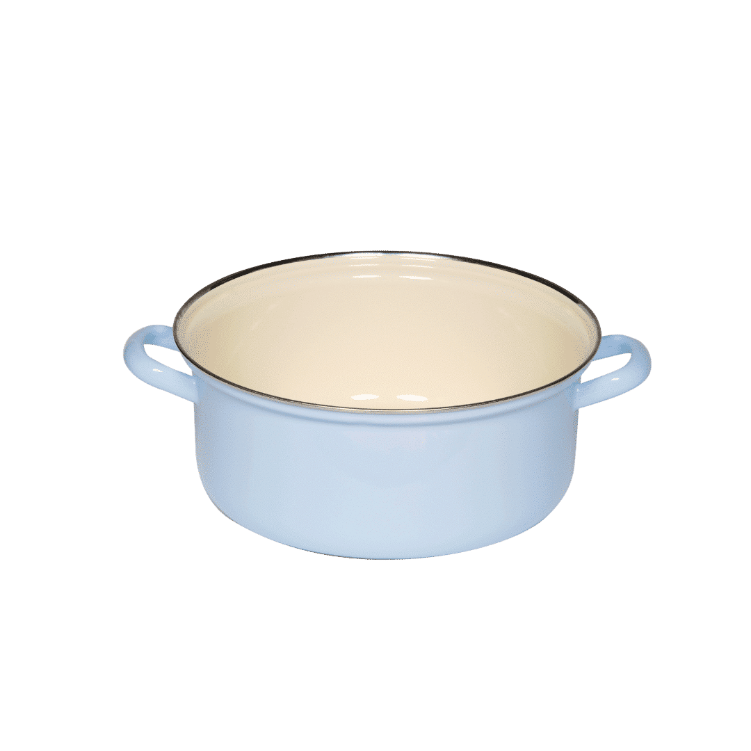 Riess CLASSIC Pastell Kasserolle mit Chromrand – Bild 4