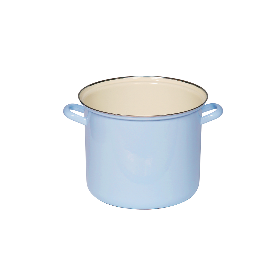 CLASSIC Pastell Topf mit Chromrand