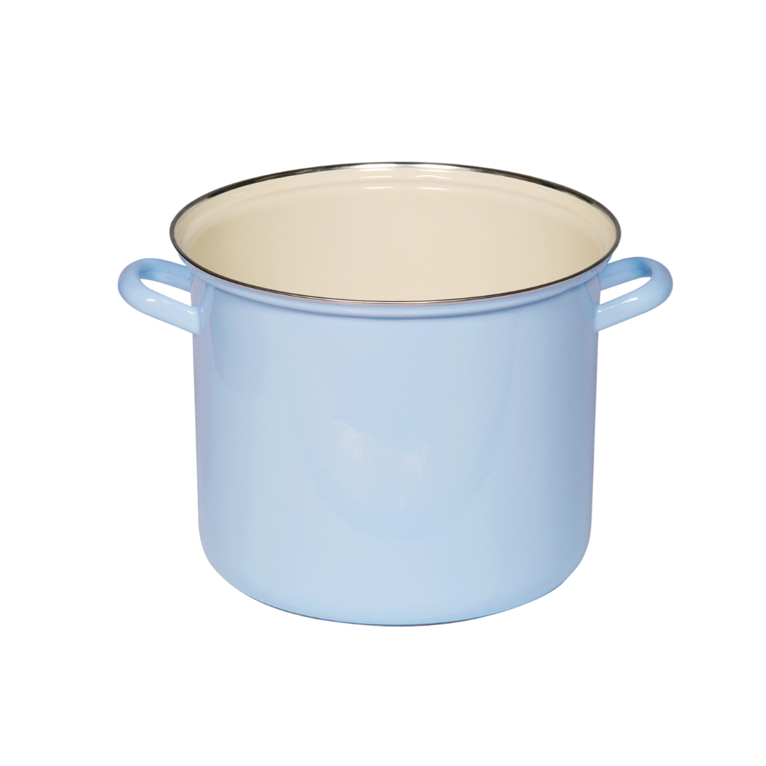 CLASSIC Pastell Topf mit Chromrand