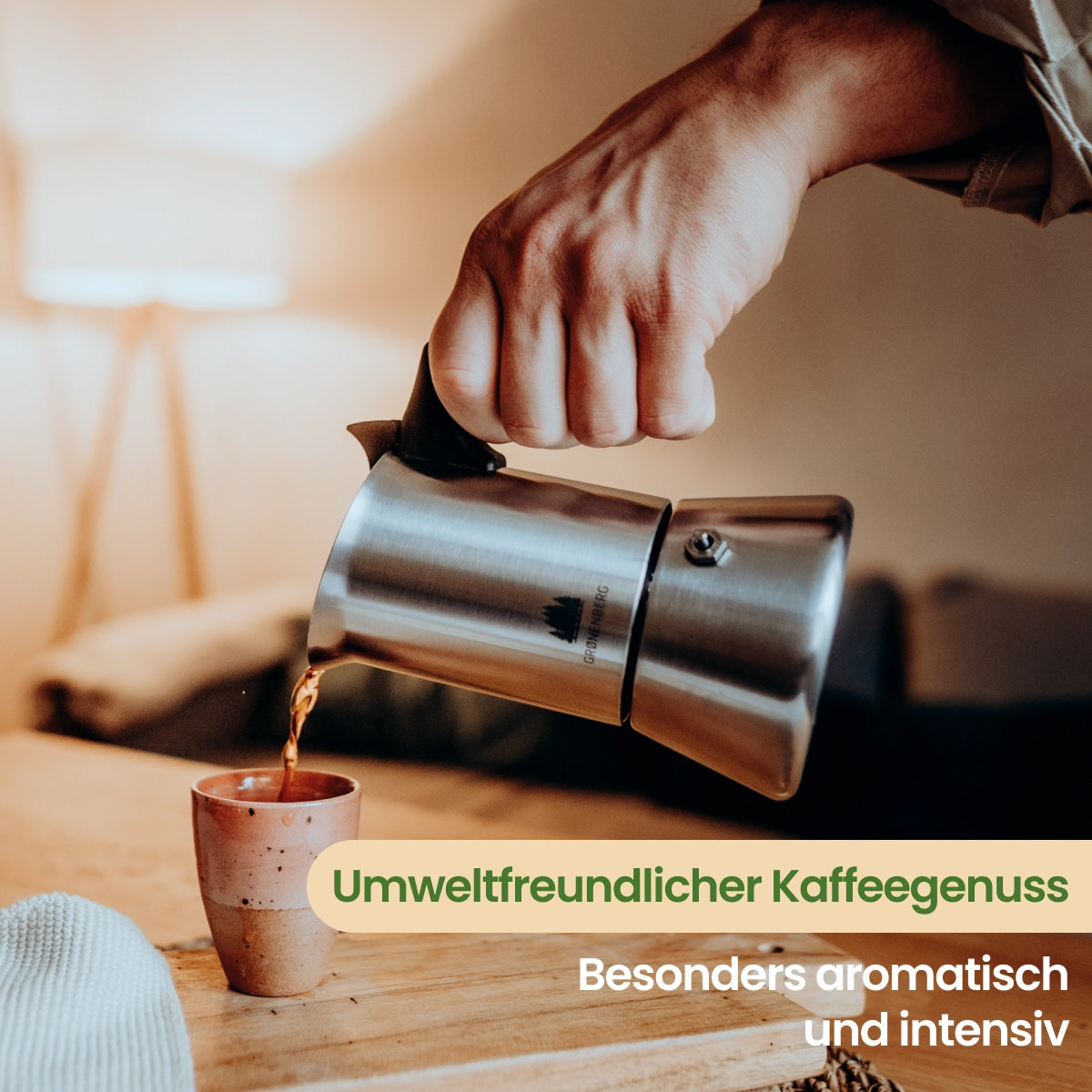 Edelstahl Espressokocher Verschiedene Größen – Bild 3
