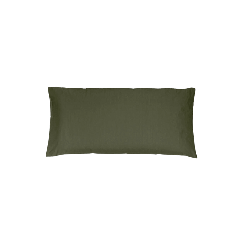Organiczna poszewka na poduszkę Soft Perkal · Zielony / 40 x 80 cm