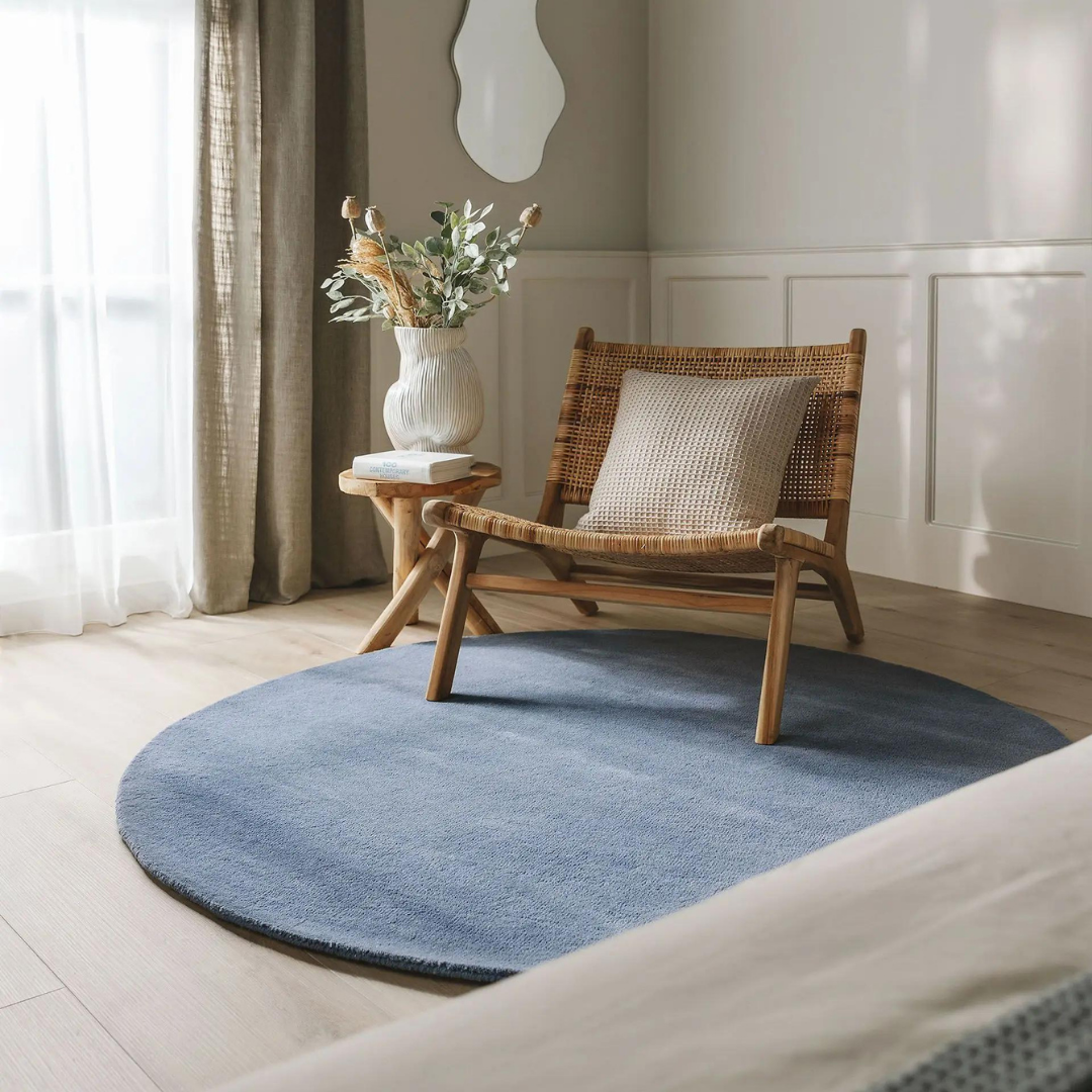 Wool Rug Bent Round