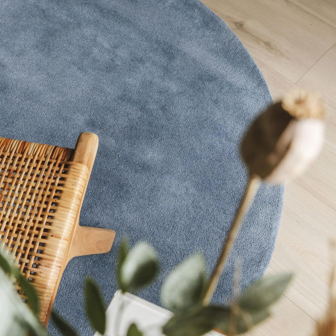 Wool Rug Bent Round