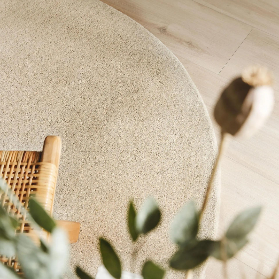 Wool Rug Bent Round