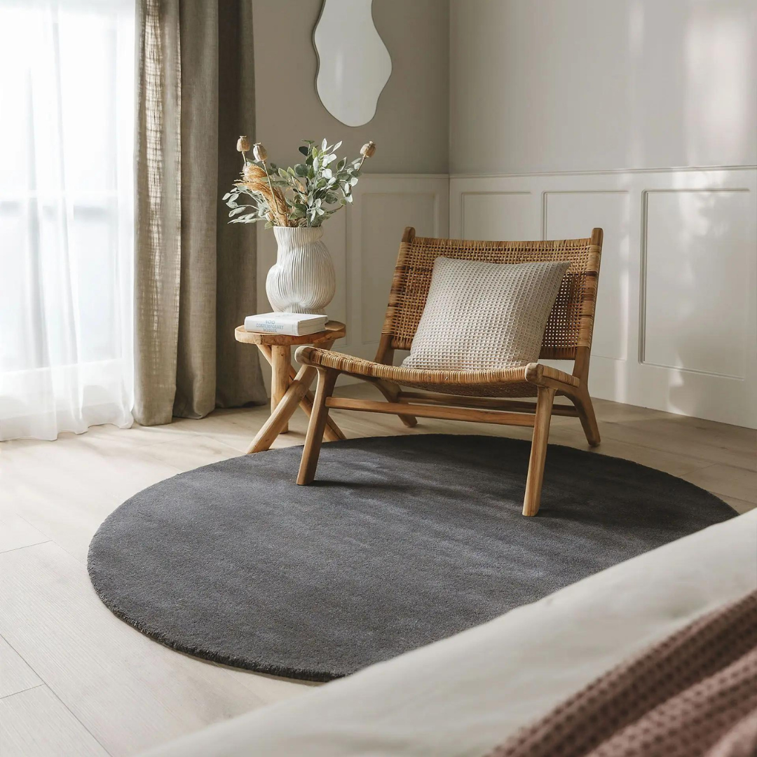 Wool Rug Bent Round