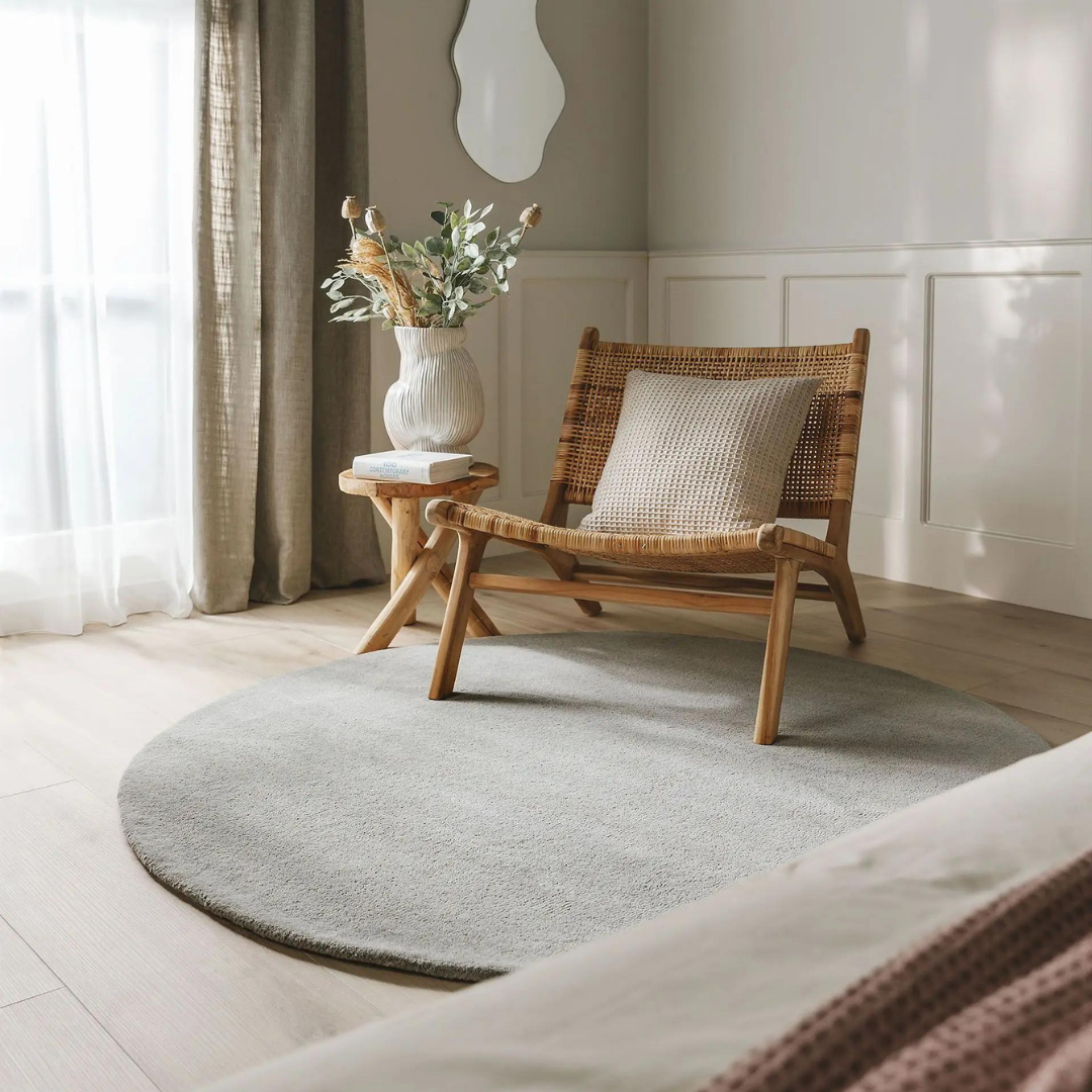 Wool Rug Bent Round