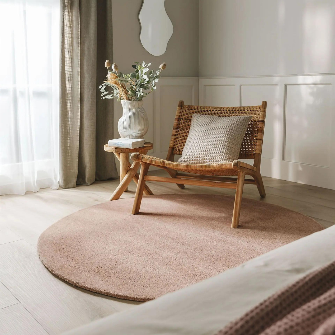 Wool Rug Bent Round