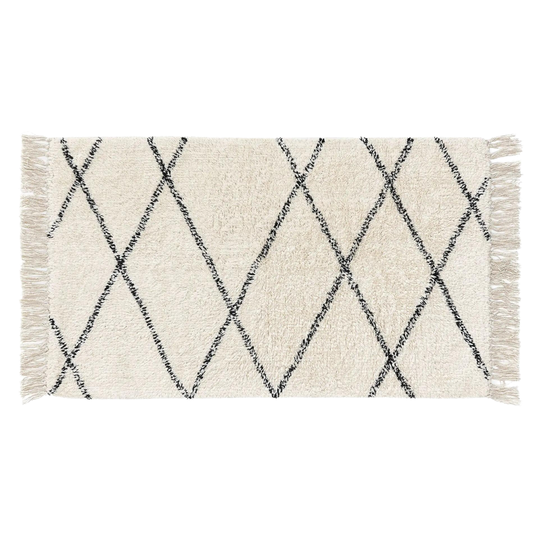 benuta Badematte Naomi Cream zickzack 60007445-62101