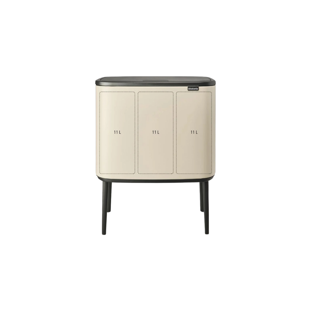 Bo Touch Bin 3x11l mit drei Kunststoffeinsätzen