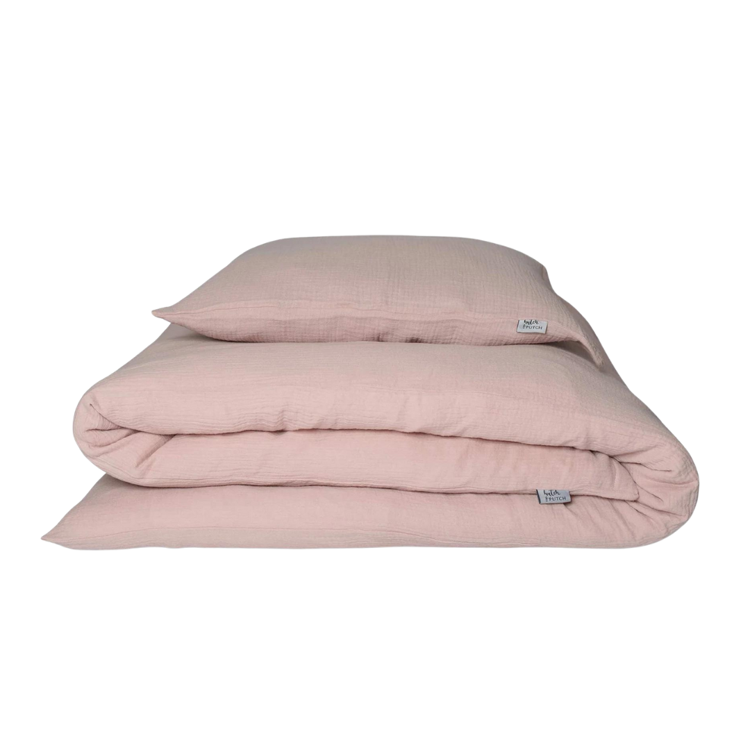 Hutch&amp;Putch Musselin Bettwäsche Eliane Blush