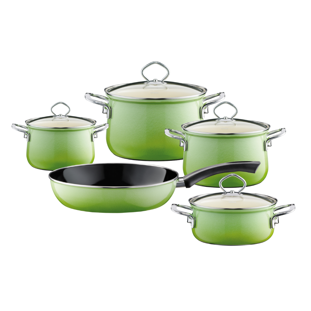 Riess NOUVELLE Emaille Kochgeschirr-Set 5-tlg – Bild 25