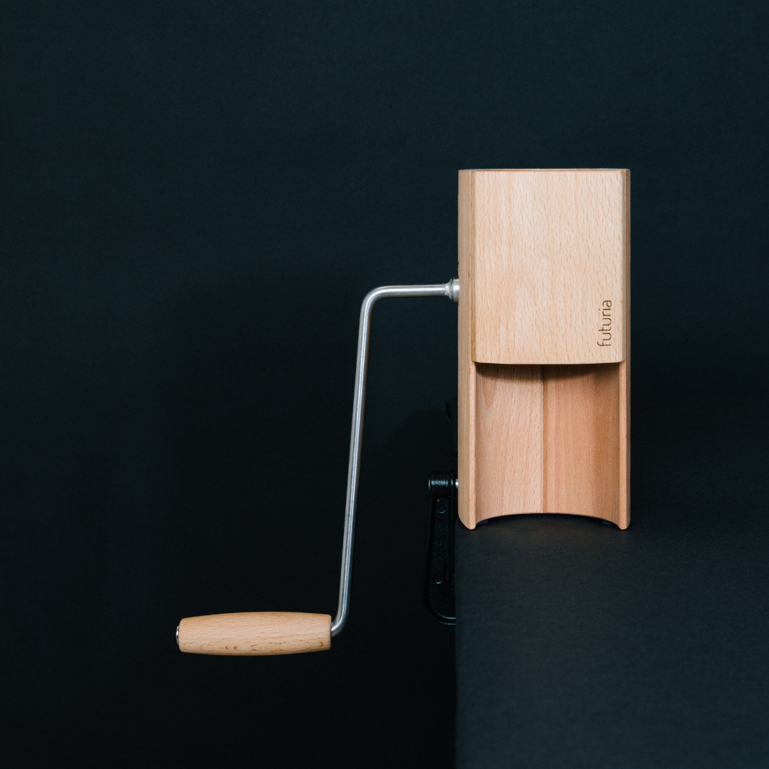 werkstück Getreideflocker Futuria M1 Buche – Bild 5