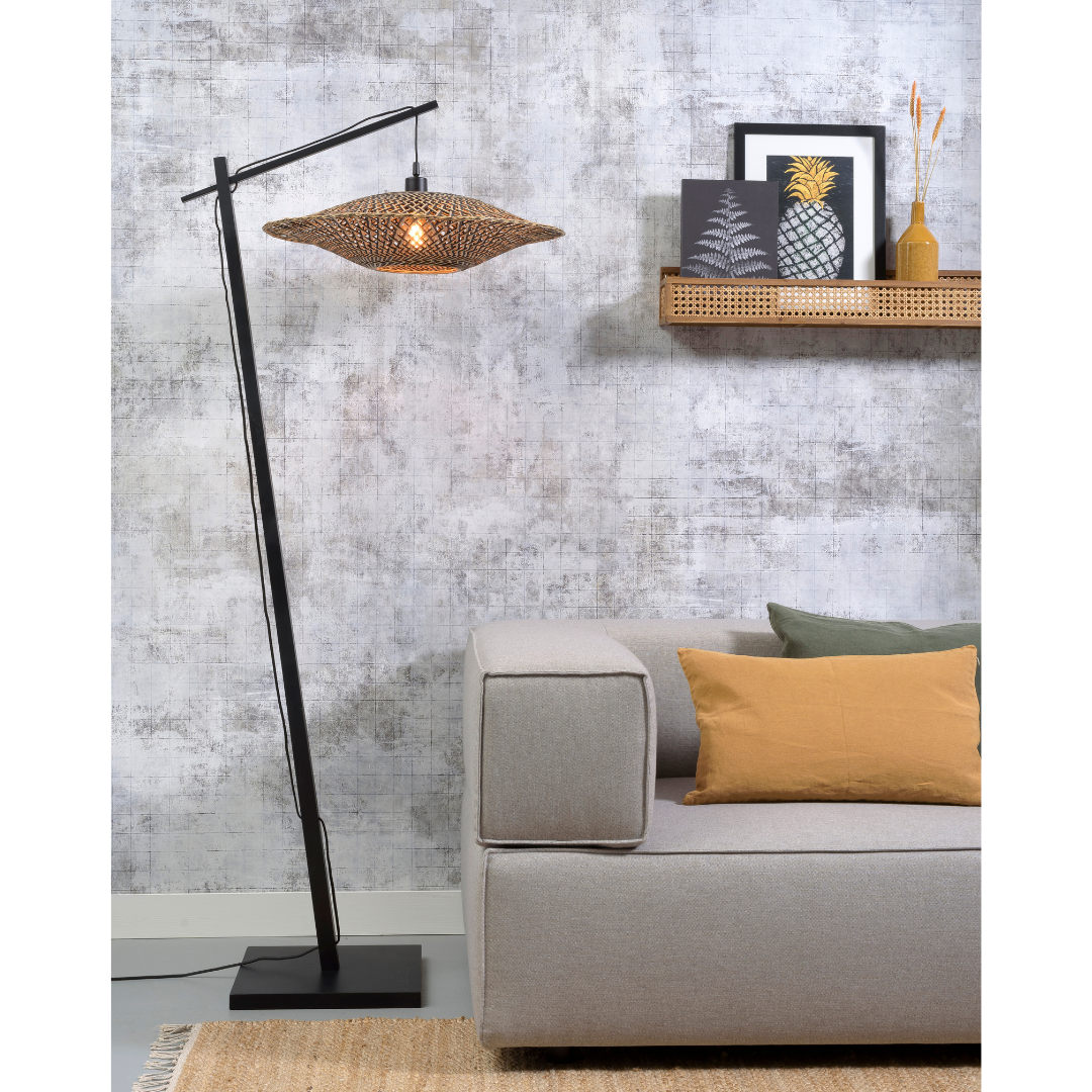 Lampadaire Bali noir M