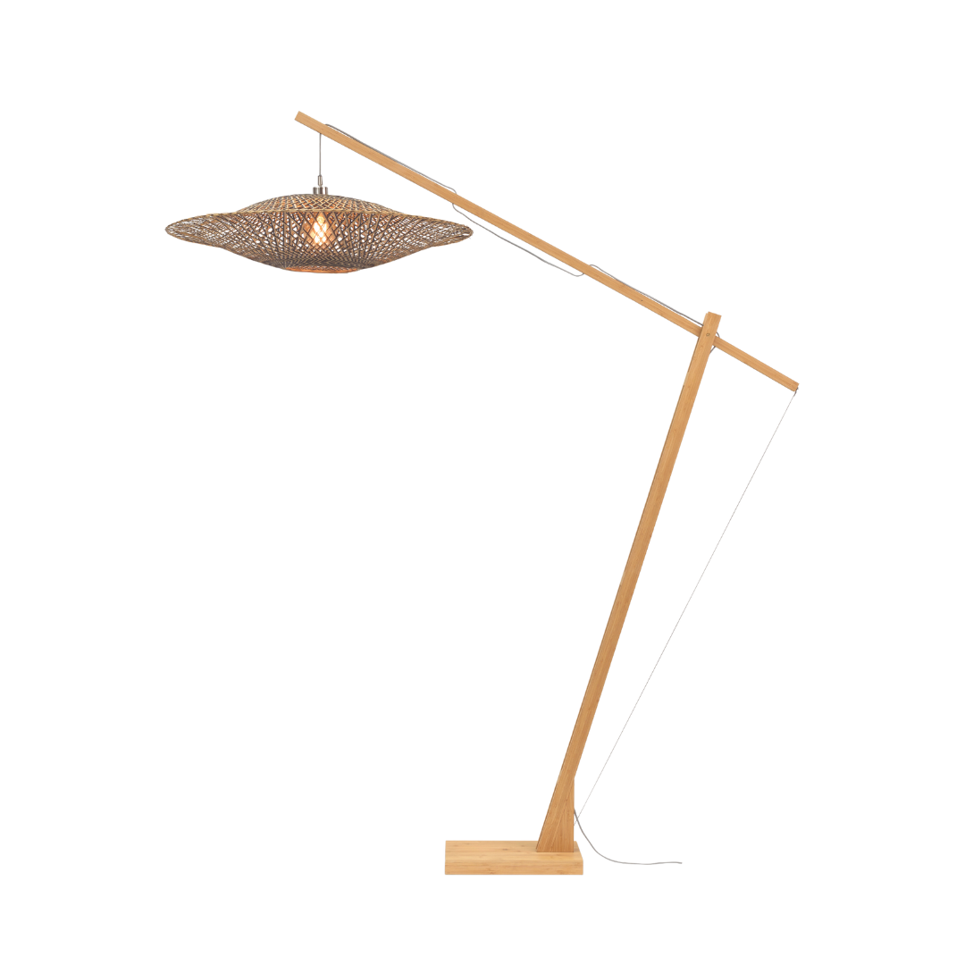 GOOD&amp;MOJO Stehlampe Bali Bambus L BALI/F/MB/8720/BN