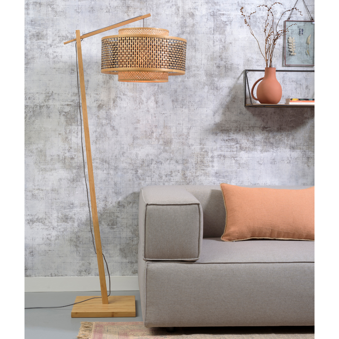 Stehlampe Bhutan Bambus L