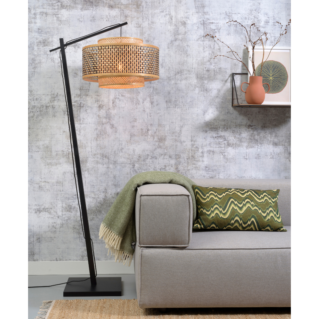 Stehlampe Bhutan Bambus L