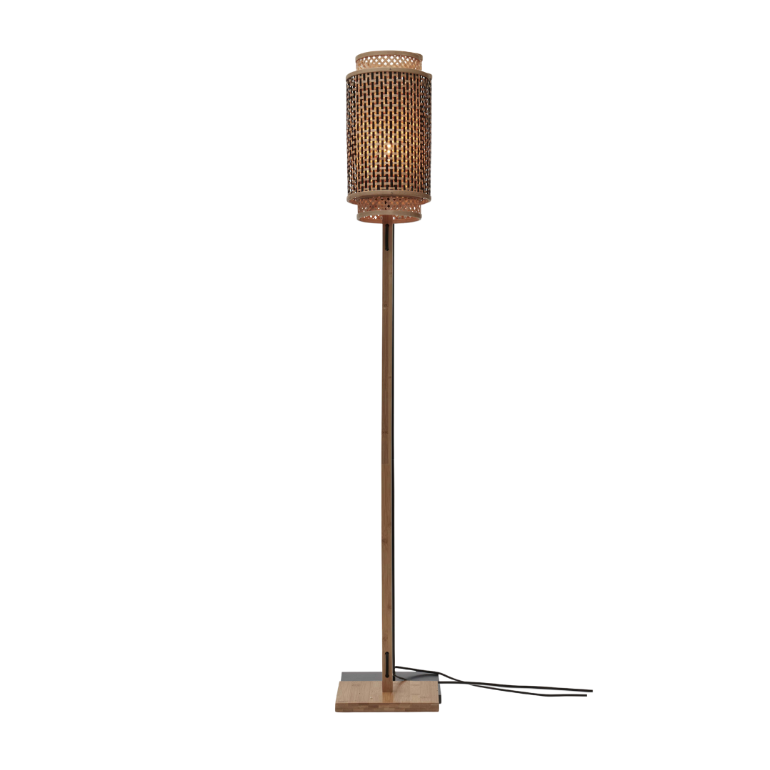 GOOD&amp;MOJO Stehlampe Bhutan Bambus 18×35