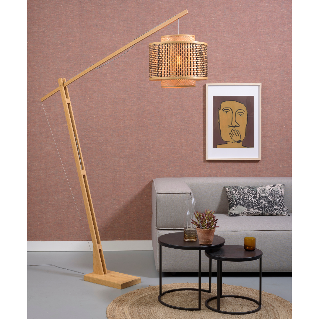 Stehlampe Bhutan Bambus 40x34