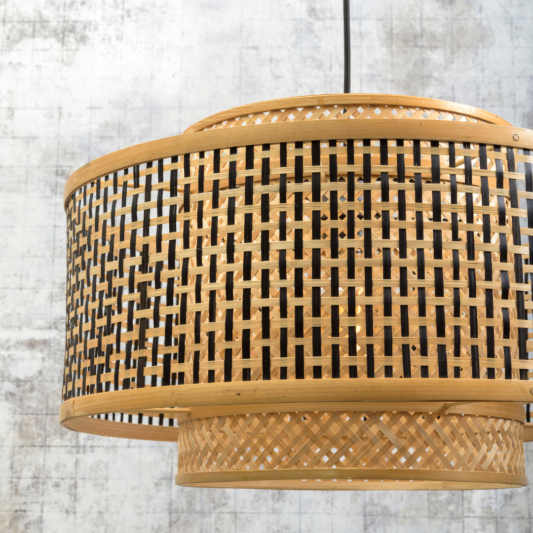 Bhutan Bamboo Floor Lamp 50x30