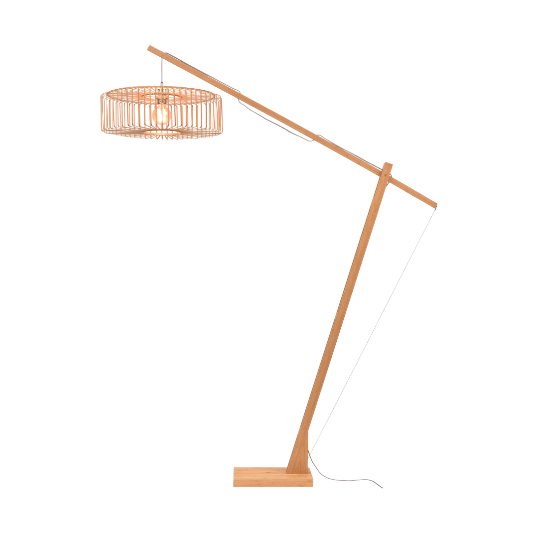 GOOD&amp;MOJO Stehlampe Bromo Bambus L BROMO/F/MB/6018/N