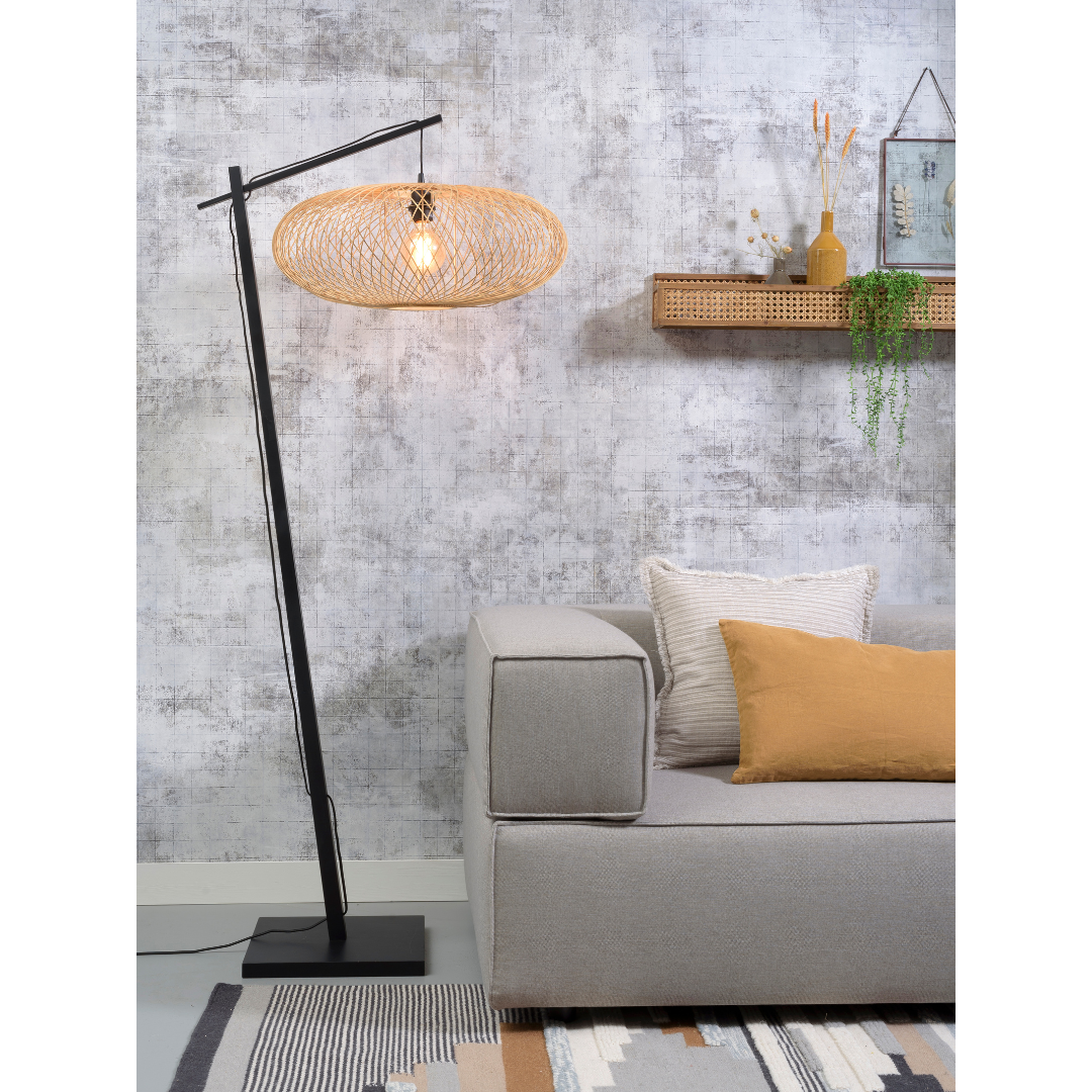 Stehlampe Cango Schwarz