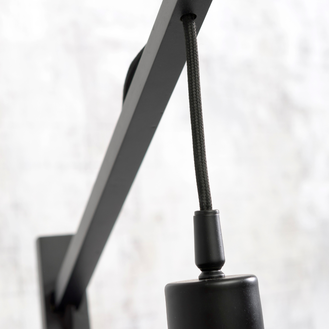 Stehlampe Cango Schwarz