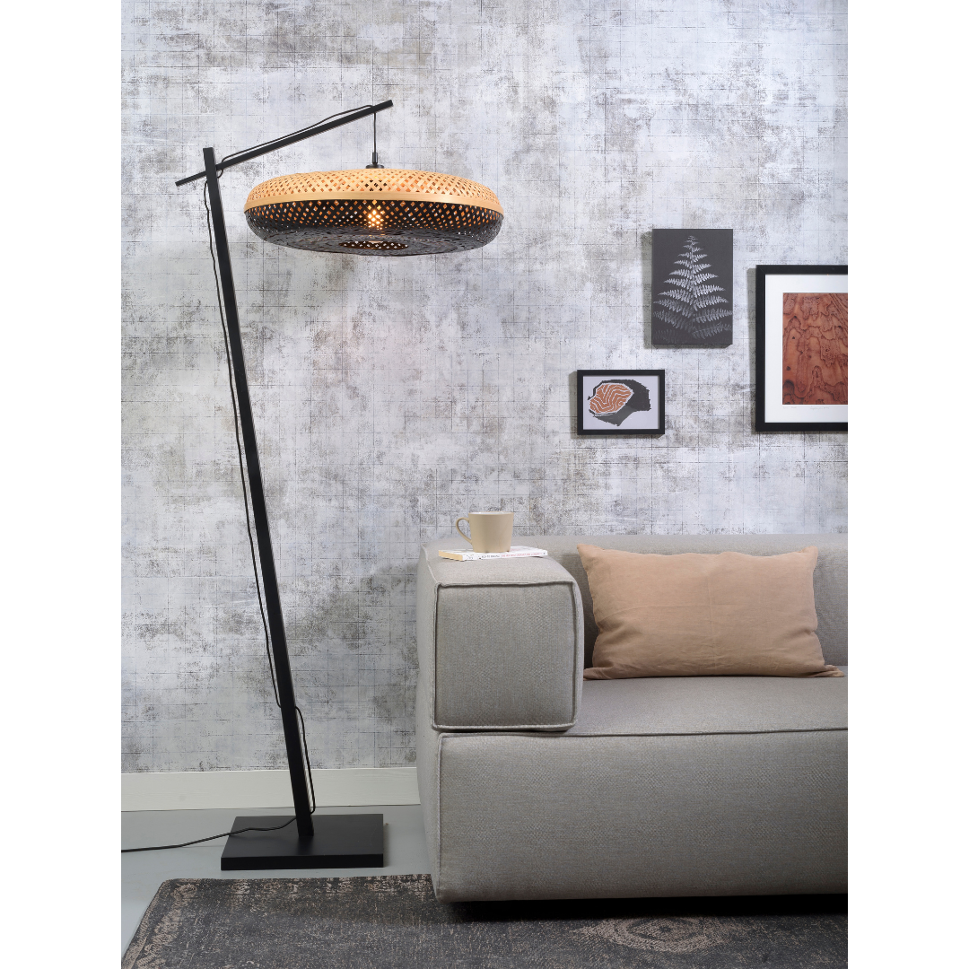 Stehlampe Palawan Schwarz 60x15
