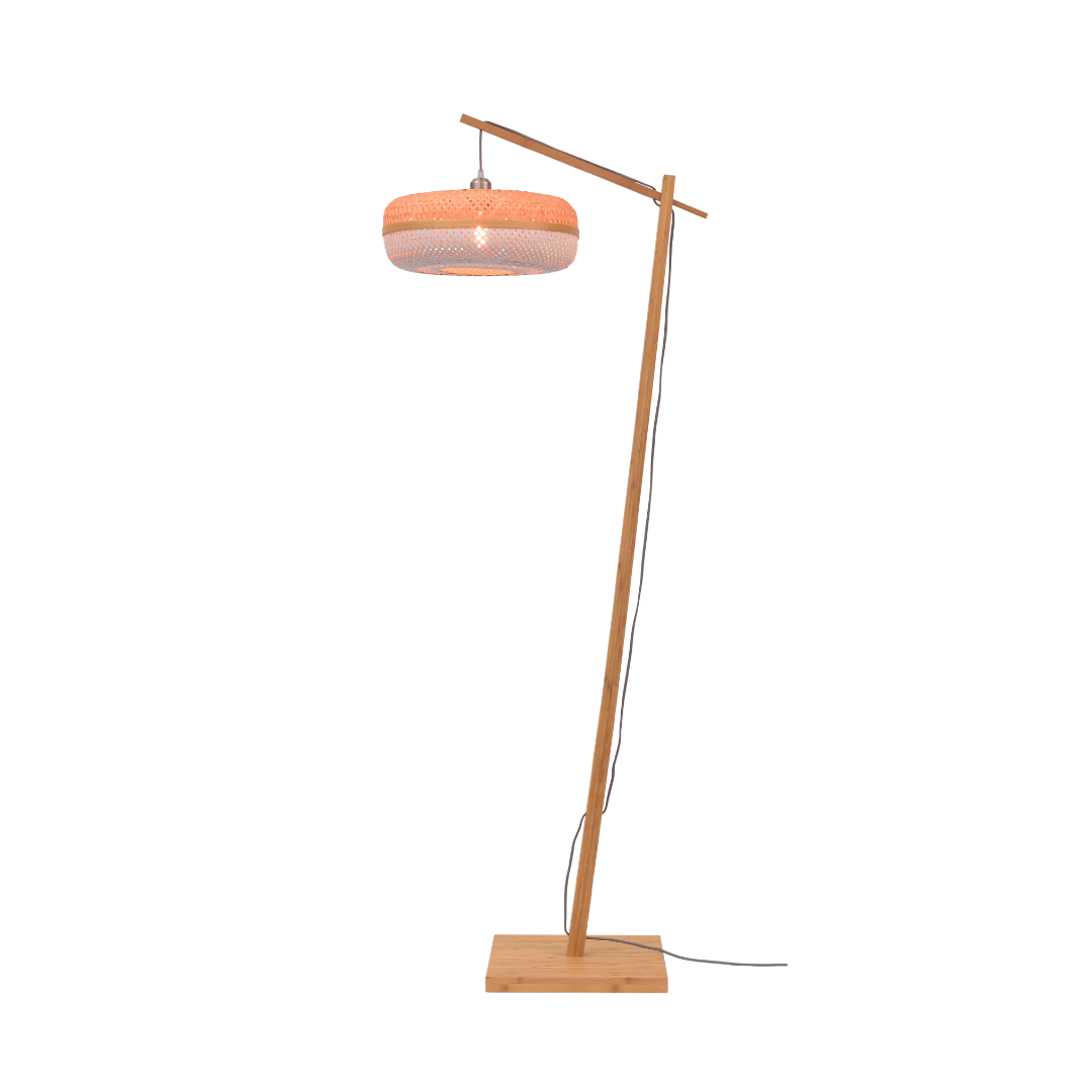 GOOD&amp;MOJO Stehlampe Palawan Naturel 40×15
