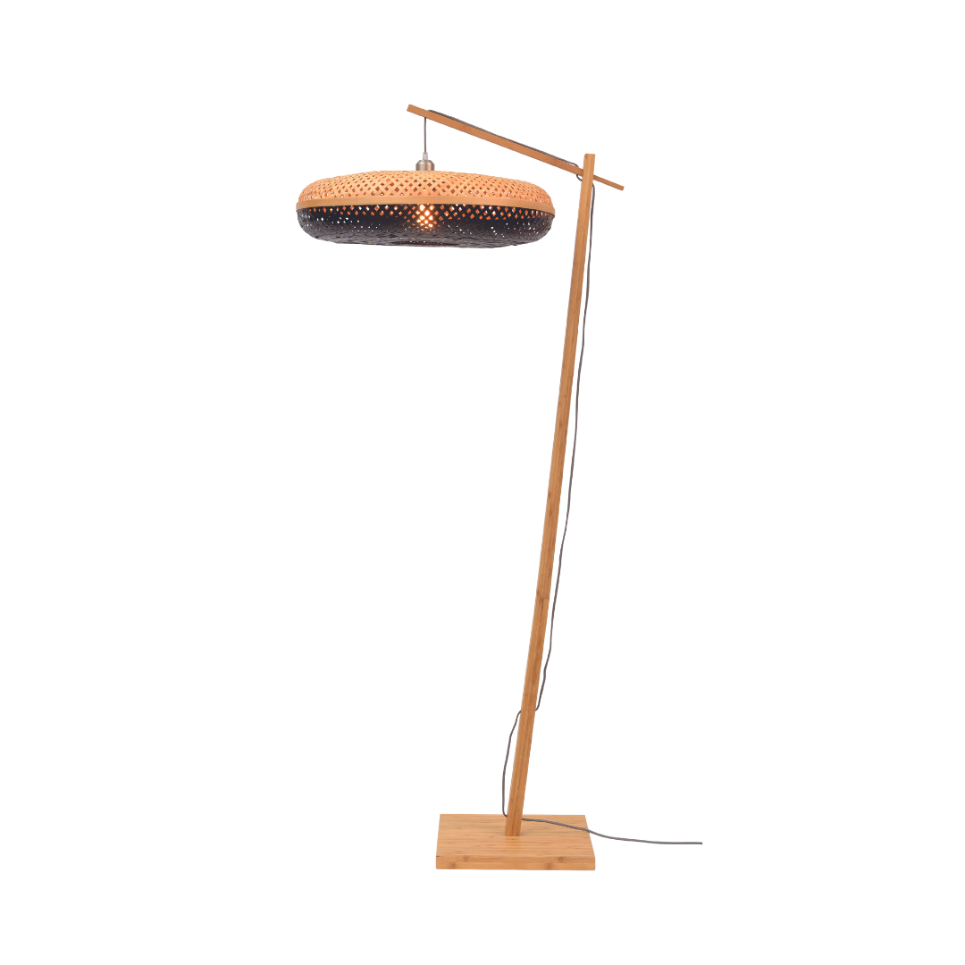 GOOD&amp;MOJO Stehlampe Palawan Naturel 60×15