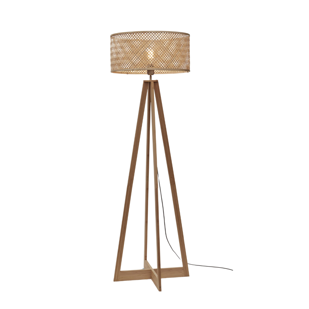 GOOD&amp;MOJO Stehlampe Java 4-Fuß 50×22
