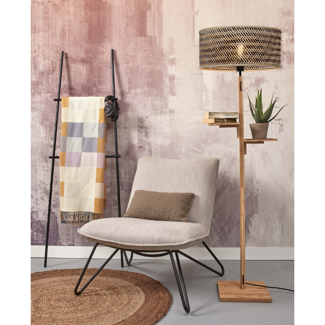 Floor Lamp Java Shelf 50x22