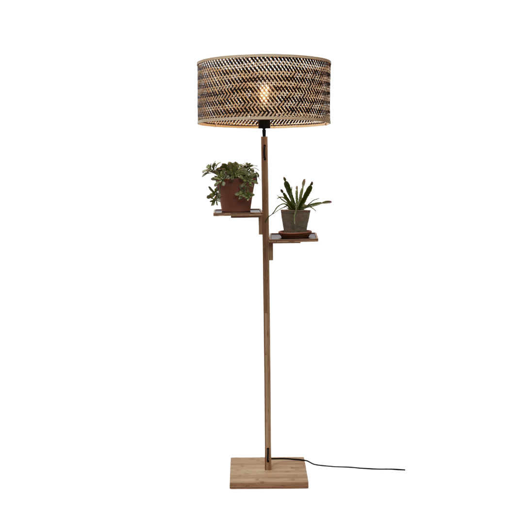 Floor Lamp Java Shelf 50x22