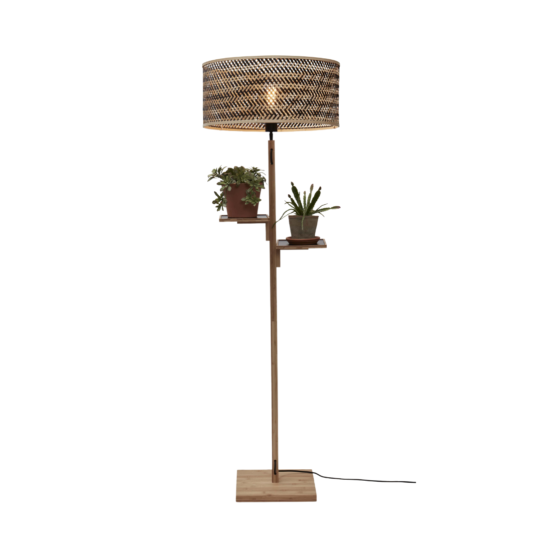Floor Lamp Java Shelf 50x22