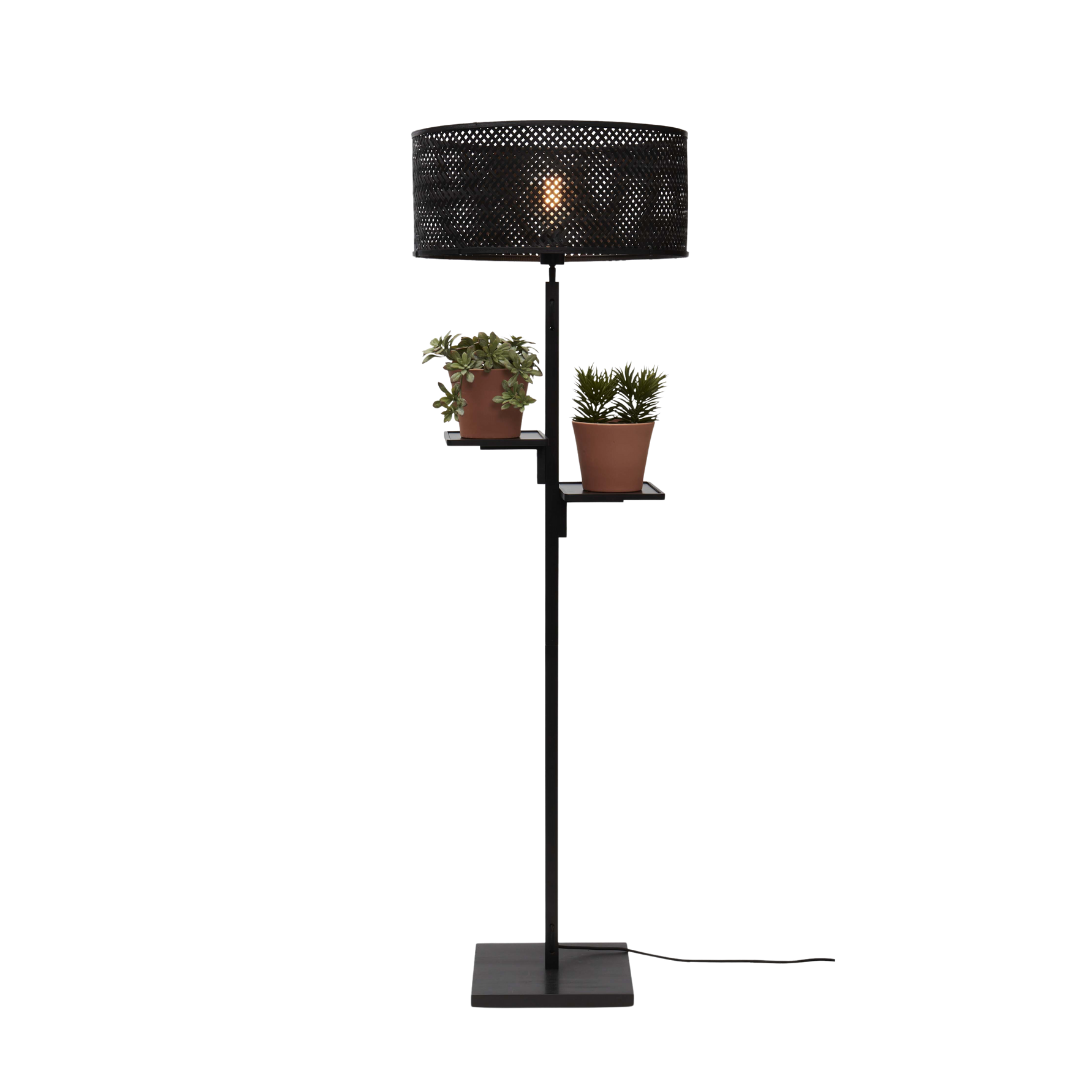 Floor Lamp Java Shelf 50x22